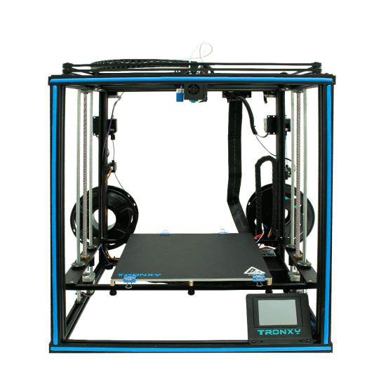 TRONXY X5SA-2E Dual Colors 3D Printer Kit CoreXY with Dual Titan Extruder Dual Z axis 330*330*400mm Printing Size TMC2225 Ultra Quiet