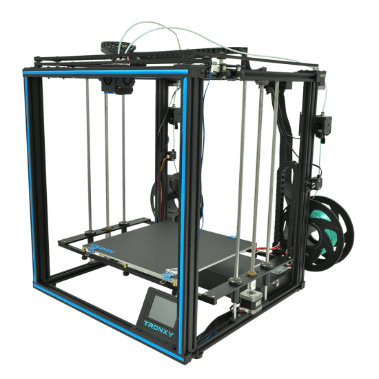 TRONXY X5SA-2E Dual Colors 3D Printer Kit CoreXY with Dual Titan Extruder Dual Z axis 330*330*400mm Printing Size TMC2225 Ultra Quiet