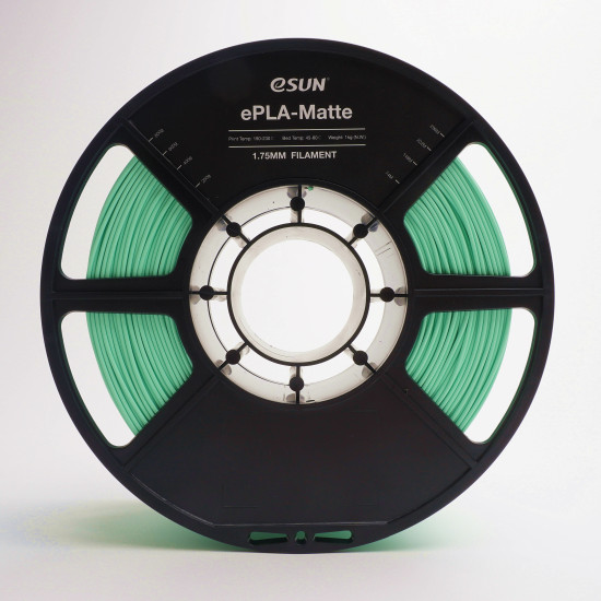 eSUN ePLA-Matte 3D Printer Filament 1.75mm 1KG 2.2LBS 3D Printing Filament Matte Surface Low Density Material for 3D Printing - Yellow