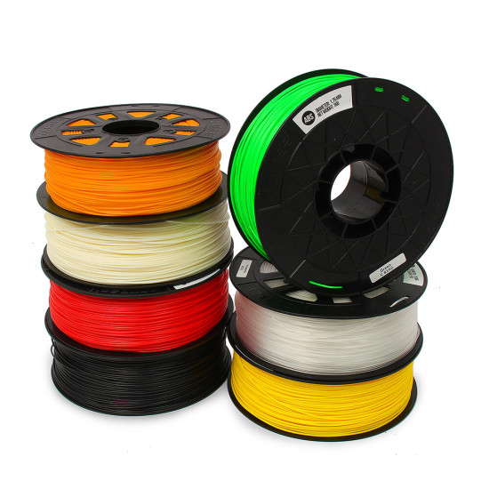 CCTREE 1KG/Roll 1.75mm Many Colors ABS Filament for Crealilty/TEVO/Anet 3D Printer - Orange