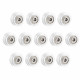 SIMAX3D 13/24Pcs Polycarbonate Pulley Wheel Plastic Pulley Linear Bearing for Creality CR10 Ender 3 3D Printer Part - Black 24pcs