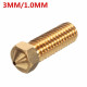 4 Size Brass Nozzle 3.0mm/1.75mm ABS/PLA Filament Extruder Nozzle For 3D Printer - 1102S
