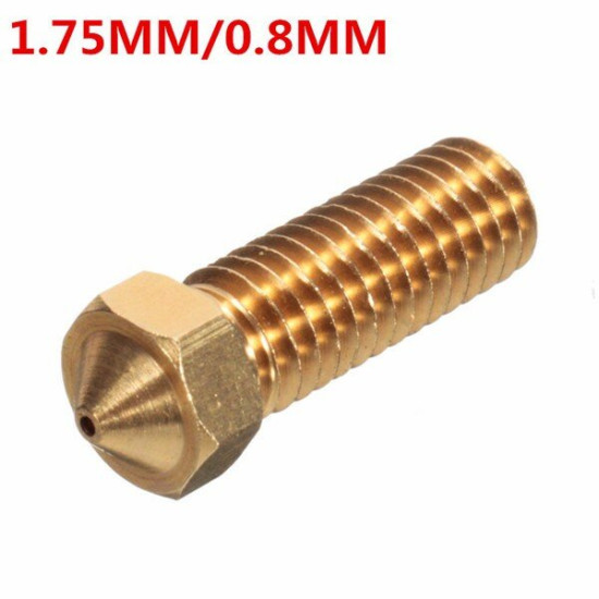 4 Size Brass Nozzle 3.0mm/1.75mm ABS/PLA Filament Extruder Nozzle For 3D Printer - 1102S