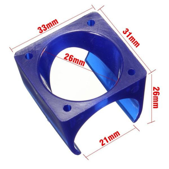 V5 Plastic Cover Shell Case For 30 x 10 Cooling Fan 3D Printer Extruder DIY - Blue