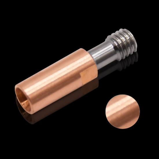 Ender3 CR10 V6 Bi-Metal Insulated Titanium Alloy Copper Throat for E3D V6 CR10 ENDER 5/3 CR-10S 1.75/4.1MM Hotend 3D Printer - V6 Smooth