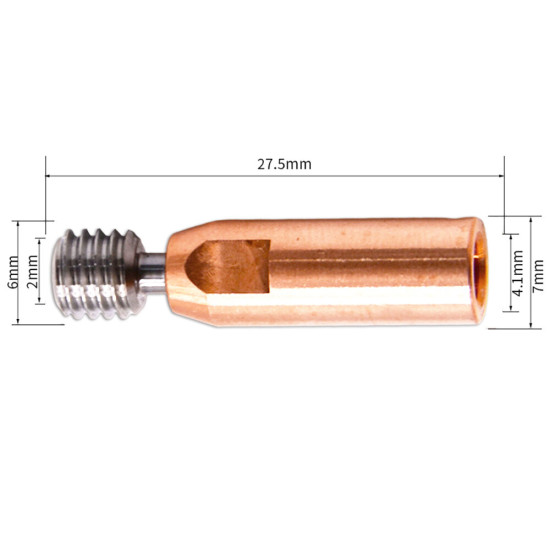 Ender3 CR10 V6 Bi-Metal Insulated Titanium Alloy Copper Throat for E3D V6 CR10 ENDER 5/3 CR-10S 1.75/4.1MM Hotend 3D Printer - V6 Smooth