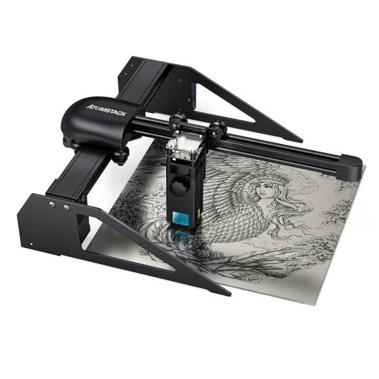  ATOMSTACK P7 M30 Portable Laser Engraving Machine Cutter Wood Cutting Single Arm Laser Engraver Eye Protection Metal Engraving