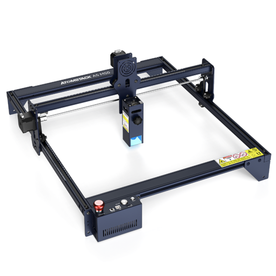  ATOMSTACK A5 M50 Laser Engraving Cutting Machine DIY Engraver Upgraded Lens Compression Spot Metal Engraving 100W CO₂ Laser Engraving Machine Effect