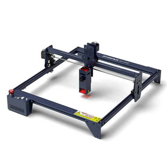  ATOMSTACK A5 M50 Laser Engraving Cutting Machine DIY Engraver Upgraded Lens Compression Spot Metal Engraving 100W CO₂ Laser Engraving Machine Effect