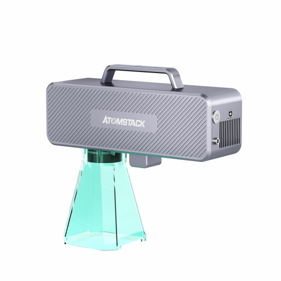 ATOMSTACK M4 Fiber Laser Engraver 12000mm/S Ultra-fast Marking Speed Portable Desktop/Handheld 2-in-1 High-Precision Industrial Grade Marking Machine