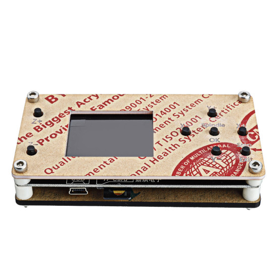 Fan’ensheng Upgraded 3 Axis GRBL USB Driver Offline Controller Control Module LCD Screen SD Card for CNC 1610 2418 3018 Wood Router Laser Engraving Machine