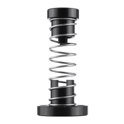 2mm/4mm/8mm 3D Printer T8 POM Anti Backlash Screw Nut for Lead Acme Threaded Rod Eliminate The Gap Spring DIY CNC Accessories - 4mm