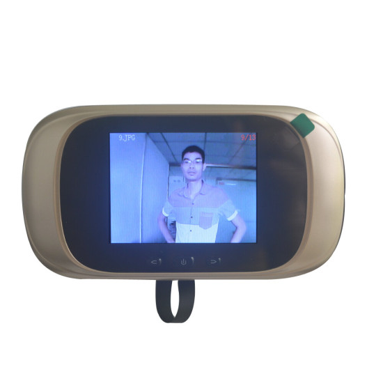 Bakeey Smart Vedio Doorbell 2.8 inch LCD Color Screen Digital Doorbell IR Night Vision Door Peephole Camera Bell - Gold