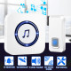 Wireless Chime Door Bell Waterproof 55 Ringtone 300M Range Alarm Doorbell IP55 - AU Plug