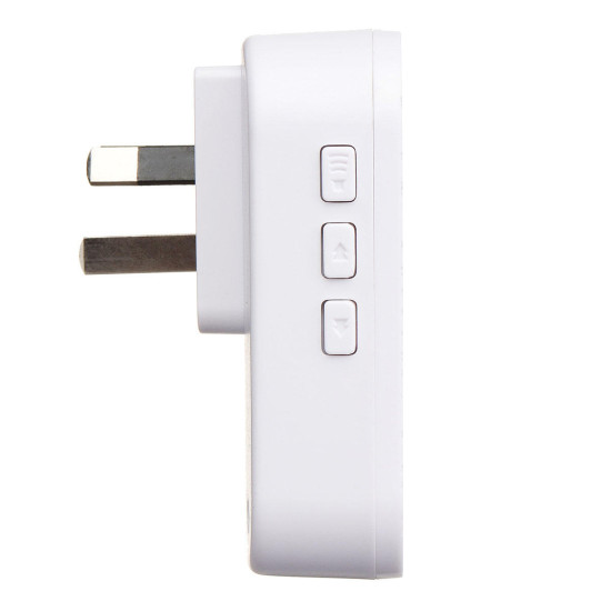 Wireless Chime Door Bell Waterproof 55 Ringtone 300M Range Alarm Doorbell IP55 - AU Plug