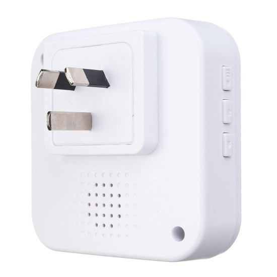 Wireless Chime Door Bell Waterproof 55 Ringtone 300M Range Alarm Doorbell IP55 - AU Plug