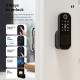 R5 Tuya Smart WiFi Lock Fingerprint APP Password IC Card Key Unlock Electronic Door Lock for Home Safety