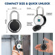 BOZZYS PL-P3Z-TY Tuya Smart Fingerprint Padlock Electronic Door Lock bluetooth-compatible APP Unlock Waterproof Home Security Protection Doorlock