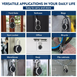 BOZZYS PL-P3Z-TY Tuya Smart Fingerprint Padlock Electronic Door Lock bluetooth-compatible APP Unlock Waterproof Home Security Protection Doorlock