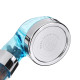 Transparent Shower Head ABS Anion Filter SPA Saving Pressurized Boost Rainfall Shower Head for Bathroom Bathing Travelling - S
