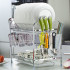 Double-layer Shelf Drained Shelf Tableware Shelf Dish Drying Rack Organizer - Type 1