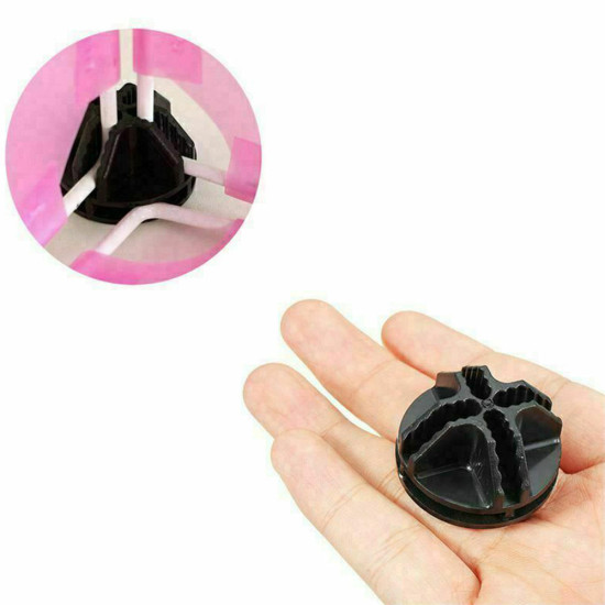 DIY Pet Door Cats Dogs Bird Snap Joint Closet Connector for Home Yard Indoor Fence Cage Playpen - Barbed wire door Black