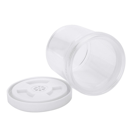 Press Cereal Vacuum Storage Box Tank Kitchen Food Grain Container Dispenser