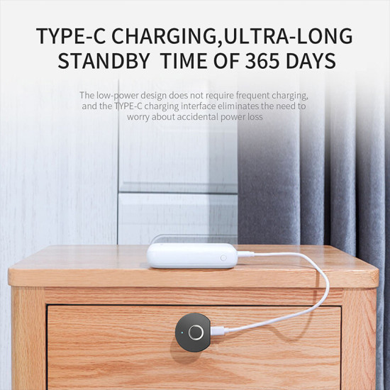 Smart Fingerprint Lock Anti-corrosion Abrasion Resistant 0.5s Recognize Low Power Consumption Intelligent Lock for Office Home - L28 rotating tongue fingerprint lock