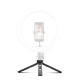 Mini Metal Tripod Four-height Adjustable Stand Portable Mount Bracket for Phone Camera Vlog Broadcasting