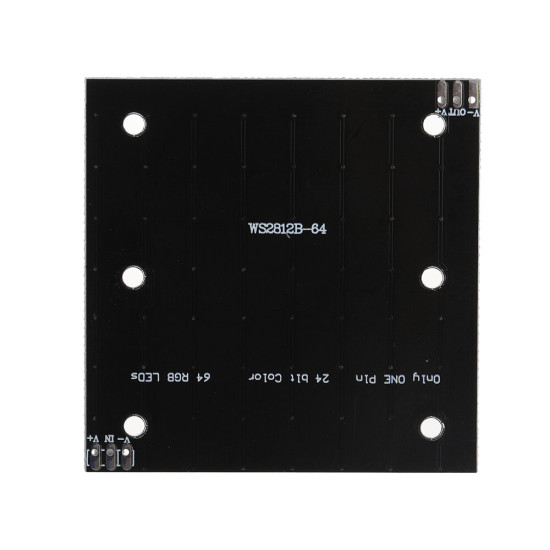 WS2812 LED 5050 RGB 8x8 64 LED Matrix Built-in Full Color Driver Light Development Board for Arduino
