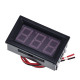 AC 70-500V 0.56inch Two-wire Digital Voltmeter LED Digital Display 2 Wires Red Green Blue Display AC Voltage Meter Head AC220V Mains Power 380V Industrial Power - Red