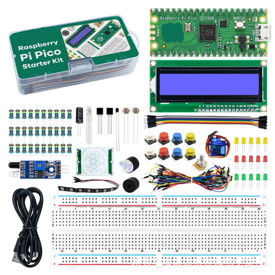 RP2040 Development Board Starter Kit Compatible with Raspberry Pi RPi PICO Kit for DIY Programming