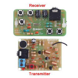 88-108MHz DIY Kit FM Radio Transmitter and Receiver Module Frequency Modulation Stereo Receiving PCB Circuit Board - Transmitter