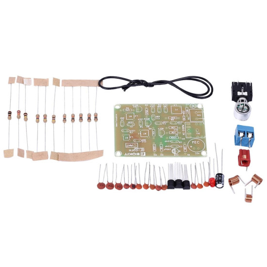 88-108MHz DIY Kit FM Radio Transmitter and Receiver Module Frequency Modulation Stereo Receiving PCB Circuit Board - Transmitter