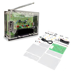 FM Radio DIY Kit RDA5807 FM Radio Receiver 65-108MHz Frequency Modulation TDA2822 Power Amplifier Radio Module Board