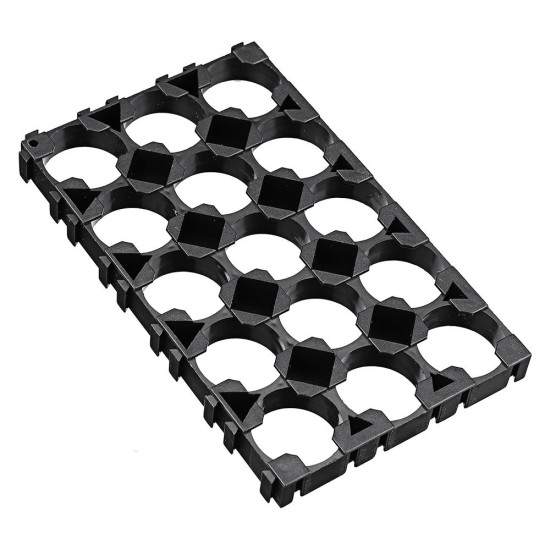 20pcs 3x5 Battery Spacer Plastic Holder 18650 Lithium Battery Support Combination Fixed Bracket With Bayonet