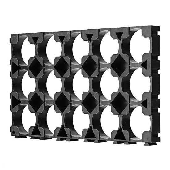 20pcs 3x5 Battery Spacer Plastic Holder 18650 Lithium Battery Support Combination Fixed Bracket With Bayonet