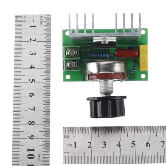 3Pcs 4000W SCR Electronic Voltage Regulator Speed Controller Control Board Governor Dimmer High Power Module AC 220V Resistive Load