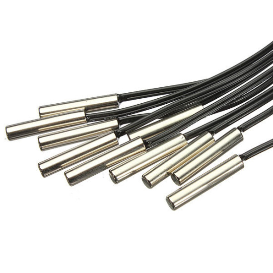 100cm 10pcs NTC-3470 Waterproof Professional Temperature Sensor Probe