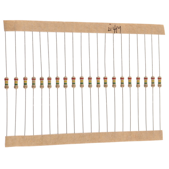 3120pcs 156 Values 1 -10M Ohm 1/4W 5% Carbon Film Resistors Assortment Kit Electronic Components - with box