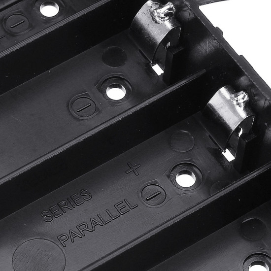 3pcs DIY 4 Slot 18650 Battery Holder With 8 Leads