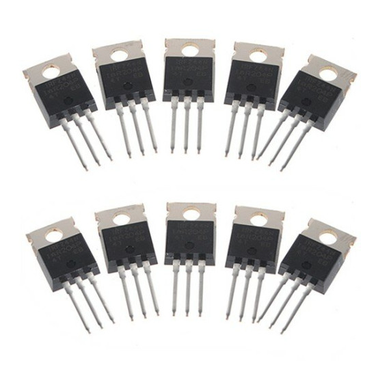 10Pcs IRFZ44N Transistor N-Channel International Rectifier Power Mosfet