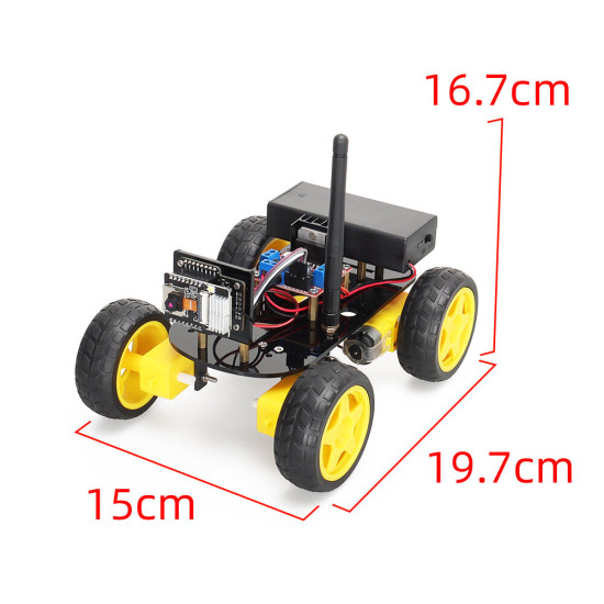 Robot Starter Kit For Arduino Programming with ESP32 Camera and Codes Learning Develop Skill Basic Version