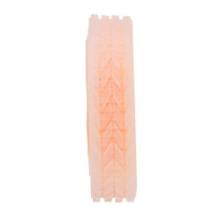 47*12mm/47*21mm 64T Transparent Tire Orange Rubber Wheel for Smart Robot Chassis Car - 21mm