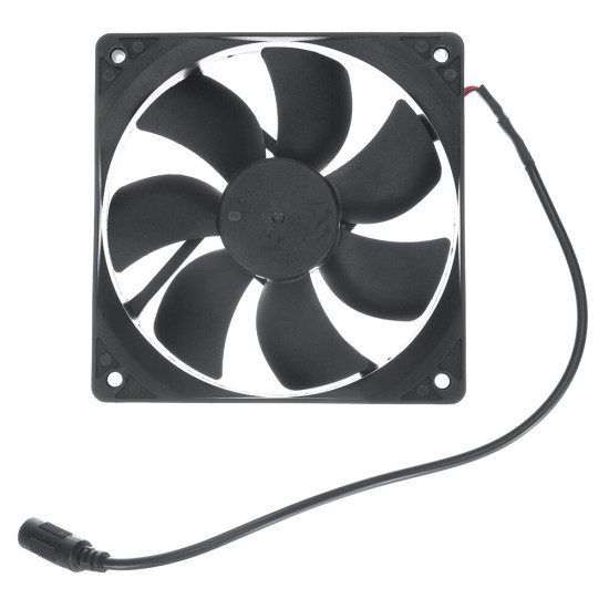 6V 1.8W Mini Solar Exhaust Fan with Solar Panel Plug and Play Brushless Motor High Air Volume for Computer Cabinet Heat Dissipation