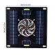 5W Cooling Fan 5W Solar Powered Fan for Shed and Chicken Coop Portable Convenient Solar Greenhouse Fan for Outside Pet House
