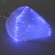 LED Colorful Luminous EL Mask Fiber Fabric Cool Mask Personality Chargeable Dustproof Halloween Glow Party KTV Props - White