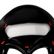 Halloween LED Mask Fluorescent Glowing Mask Cold Light Mask Party EL Mask Light Up Masks Glow In Dark -  Red