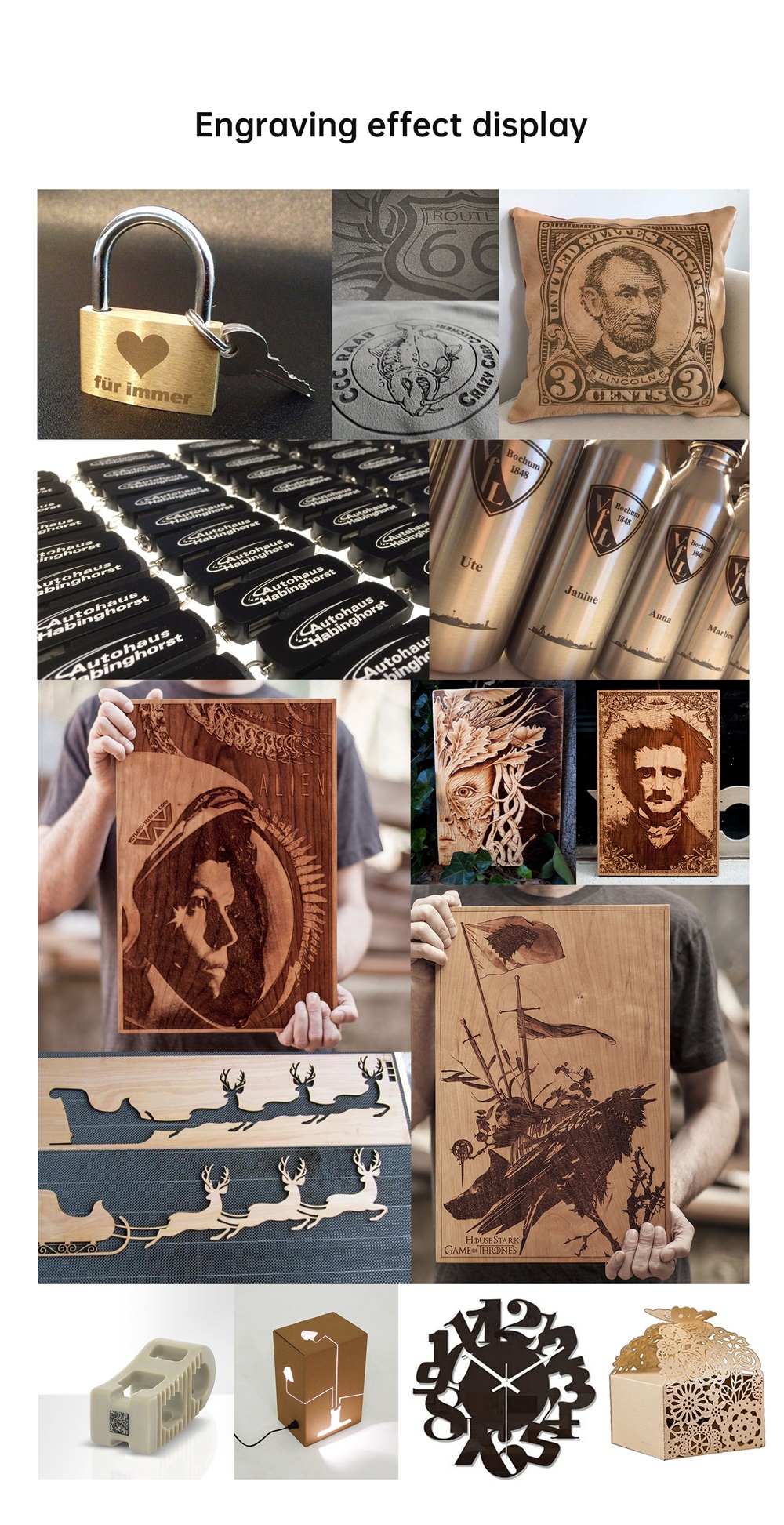 ATOMSTACK A5 M40 Laser Engraving Machine Wood Cutting Upgraded Design Desktop DIY Laser Engraver Design Support For Windows/MAC Ultra-Fine Laser Focal Area