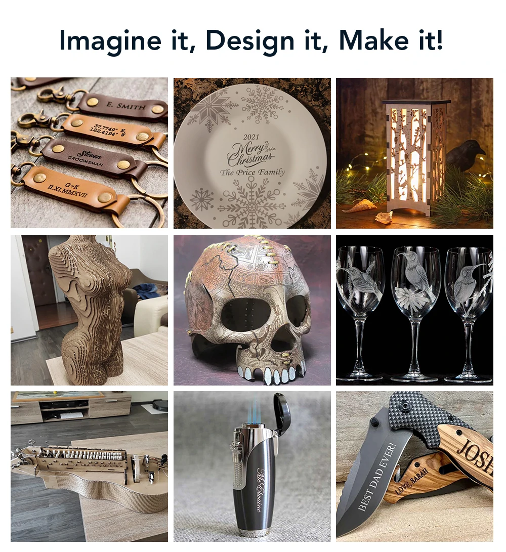 ORTUR Laser Master 3 LU2-10A Laser Engraver 10W Output Power 0.05 * 0.1mm Compressed Spot Laser Cutting Machine Add App Offline Control High Power Laser Engraver for Wood and Metal